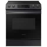 6.3 cu. ft. Smart Slide-in Electric Range in Black Stainless Steel - (NE63T8111SG)