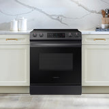 6.3 cu. ft. Smart Slide-in Electric Range in Black Stainless Steel - (NE63T8111SG)