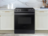 6.3 cu. ft. Smart Slide-in Electric Range in Black Stainless Steel - (NE63T8111SG)