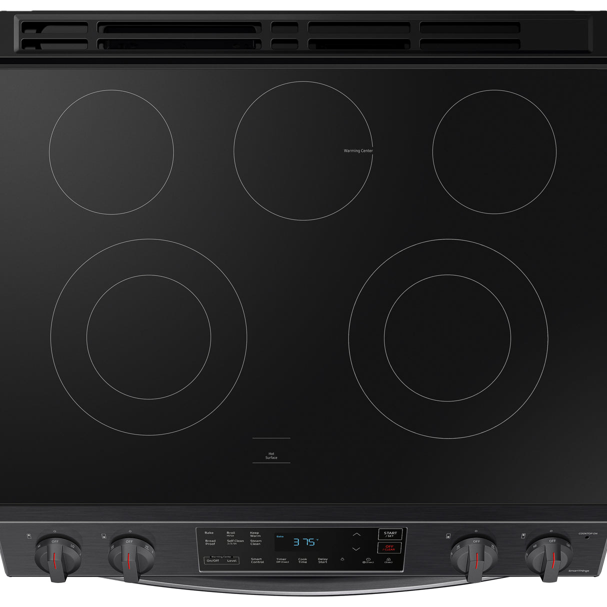 6.3 cu. ft. Smart Slide-in Electric Range in Black Stainless Steel - (NE63T8111SG)