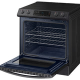 6.3 cu. ft. Smart Slide-in Electric Range in Black Stainless Steel - (NE63T8111SG)