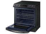 6.3 cu. ft. Smart Slide-in Electric Range in Black Stainless Steel - (NE63T8111SG)