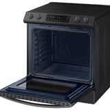 6.3 cu. ft. Smart Slide-in Electric Range in Black Stainless Steel - (NE63T8111SG)