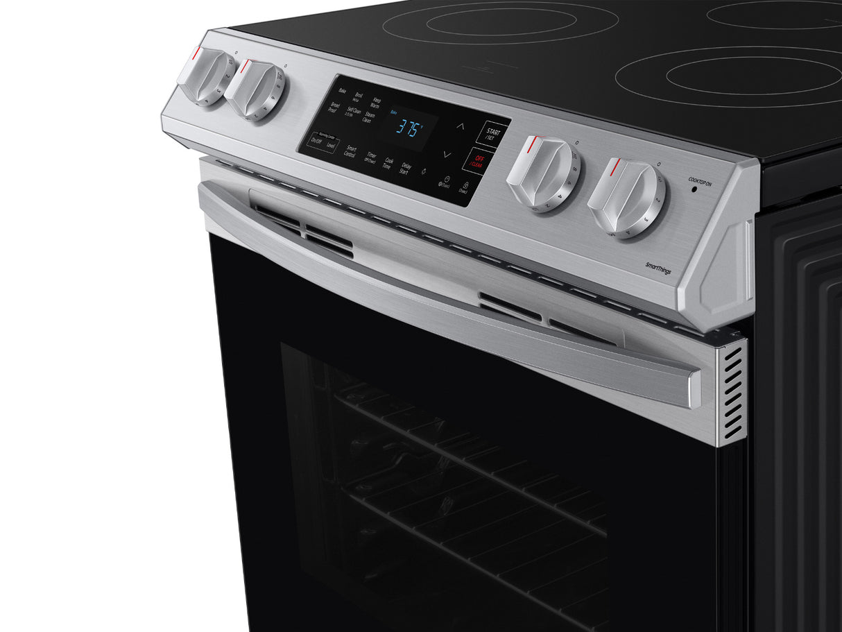 6.3 cu. ft. Smart Slide-in Electric Range in Stainless Steel - (NE63T8111SS)