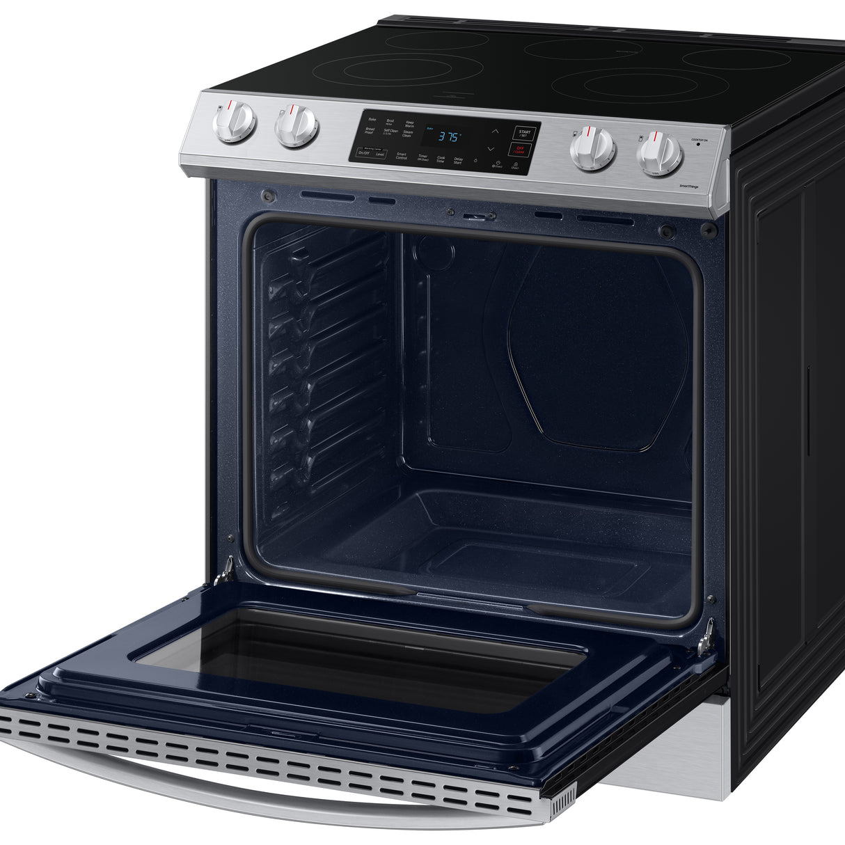 6.3 cu. ft. Smart Slide-in Electric Range in Stainless Steel - (NE63T8111SS)