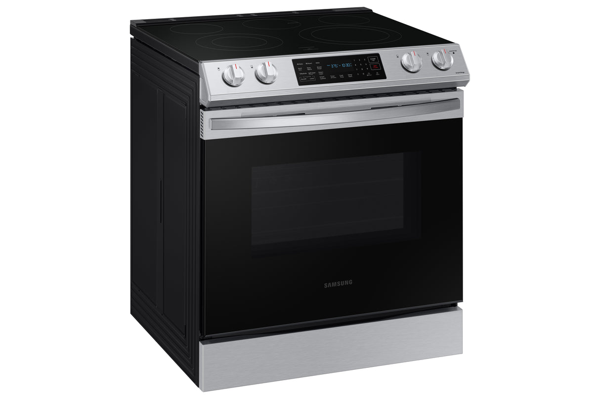 6.3 cu. ft. Smart Slide-in Electric Range with Convection in Stainless Steel - (NE63T8311SS)