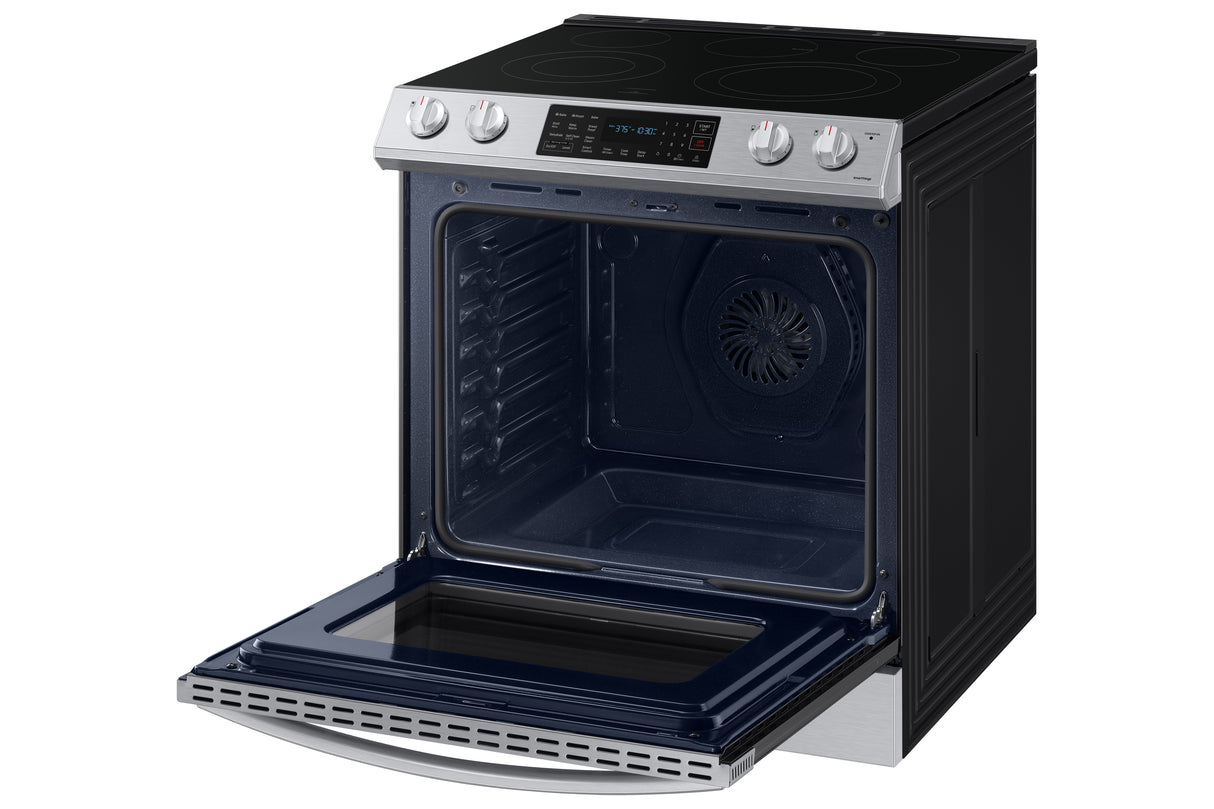 6.3 cu. ft. Smart Slide-in Electric Range with Convection in Stainless Steel - (NE63T8311SS)