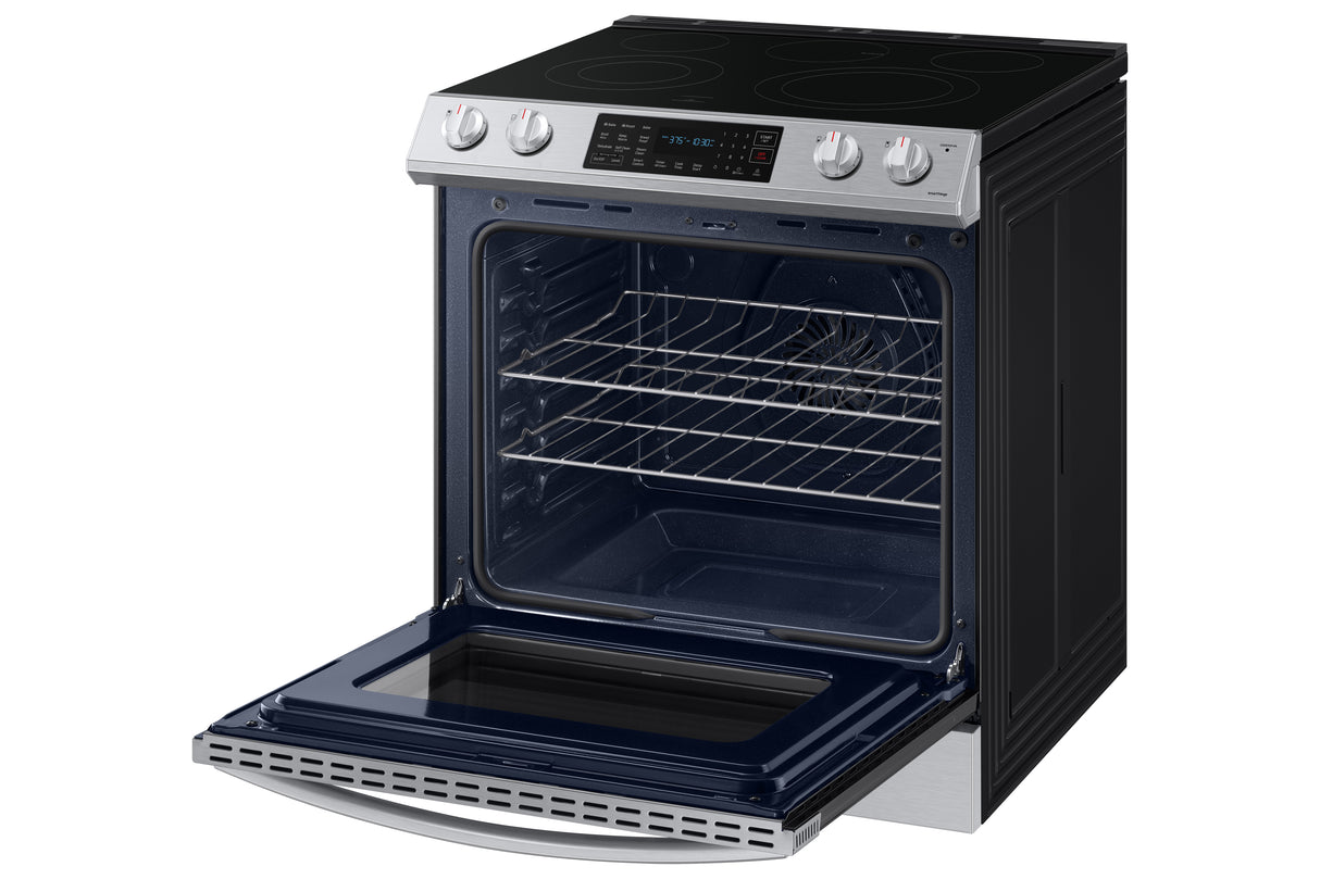 6.3 cu. ft. Smart Slide-in Electric Range with Convection in Stainless Steel - (NE63T8311SS)