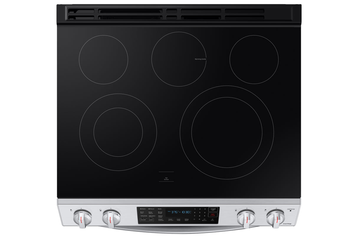 6.3 cu. ft. Smart Slide-in Electric Range with Convection in Stainless Steel - (NE63T8311SS)