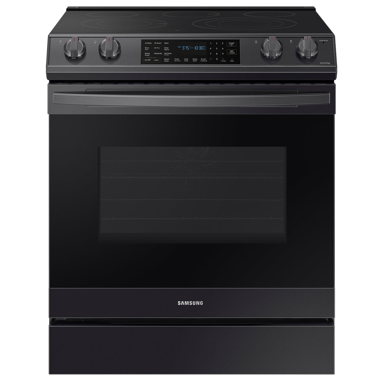 6.3 cu. ft. Smart Slide-in Electric Range with Air Fry in Black Stainless Steel - (NE63T8511SG)