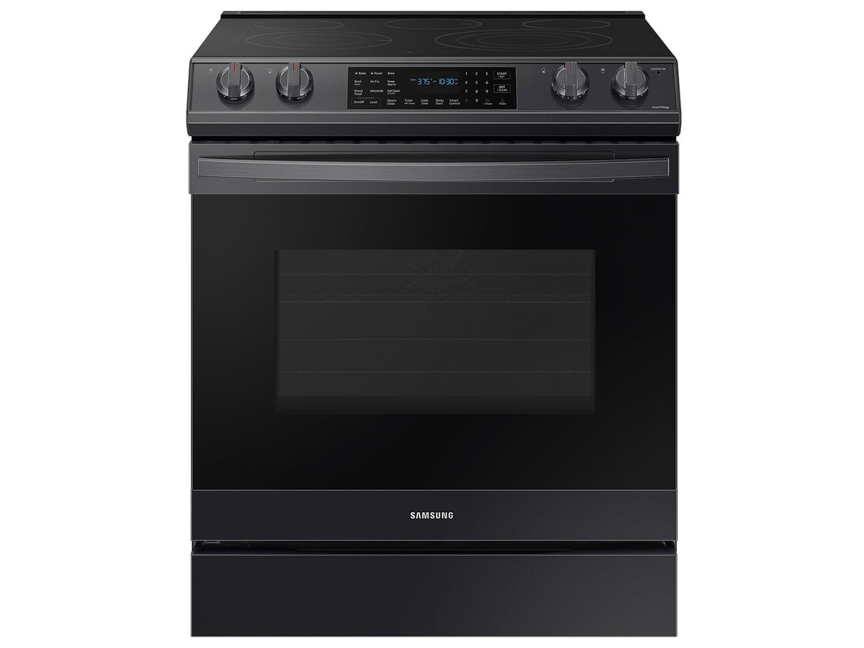 6.3 cu. ft. Smart Slide-in Electric Range with Air Fry in Black Stainless Steel - (NE63T8511SG)