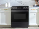 6.3 cu. ft. Smart Slide-in Electric Range with Air Fry in Black Stainless Steel - (NE63T8511SG)