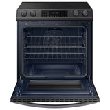 6.3 cu. ft. Smart Slide-in Electric Range with Air Fry in Black Stainless Steel - (NE63T8511SG)