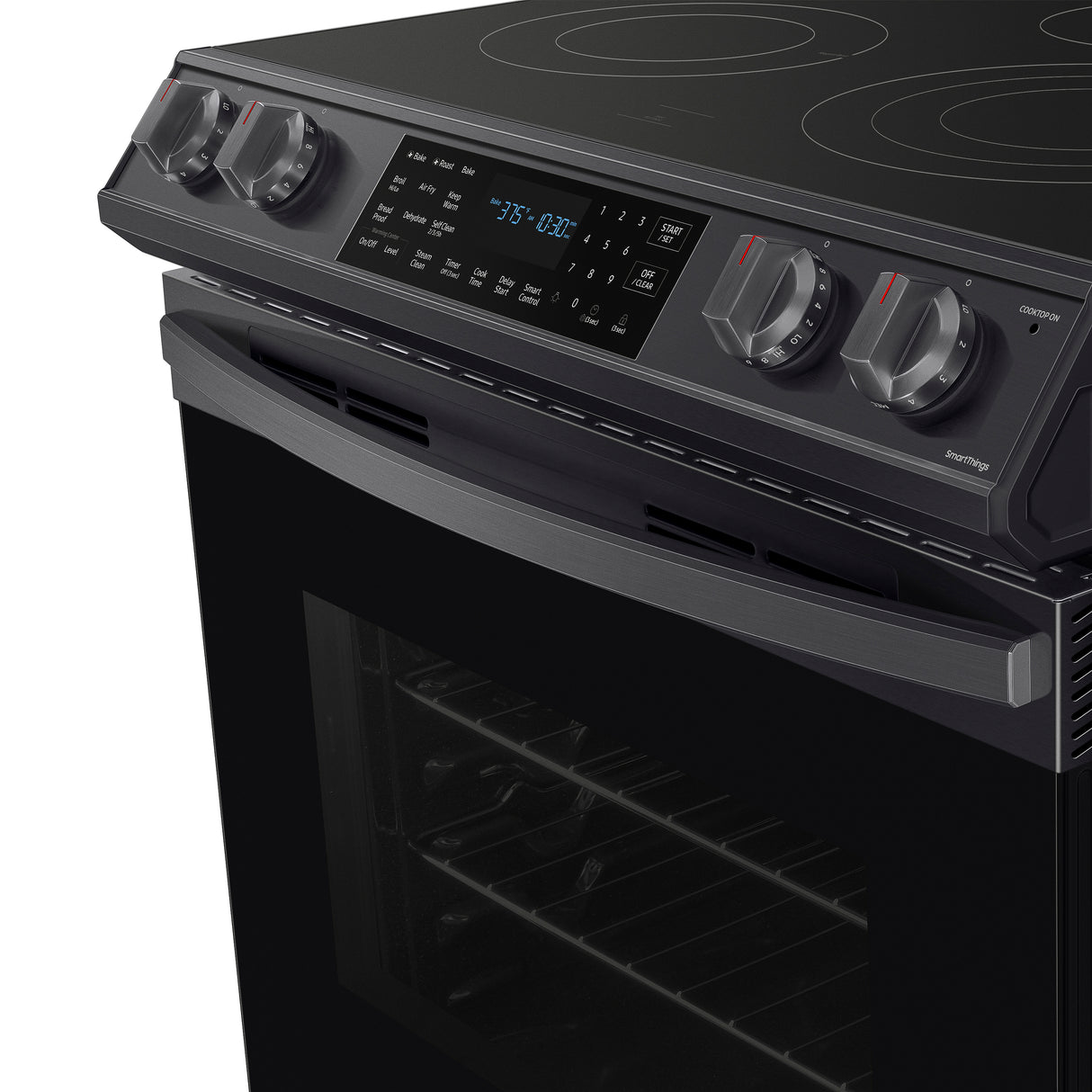 6.3 cu. ft. Smart Slide-in Electric Range with Air Fry in Black Stainless Steel - (NE63T8511SG)