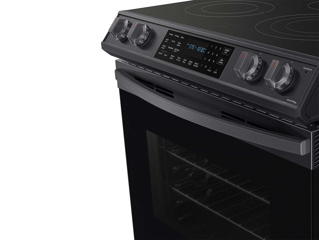 6.3 cu. ft. Smart Slide-in Electric Range with Air Fry in Black Stainless Steel - (NE63T8511SG)