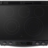 6.3 cu. ft. Smart Slide-in Electric Range with Air Fry in Black Stainless Steel - (NE63T8511SG)