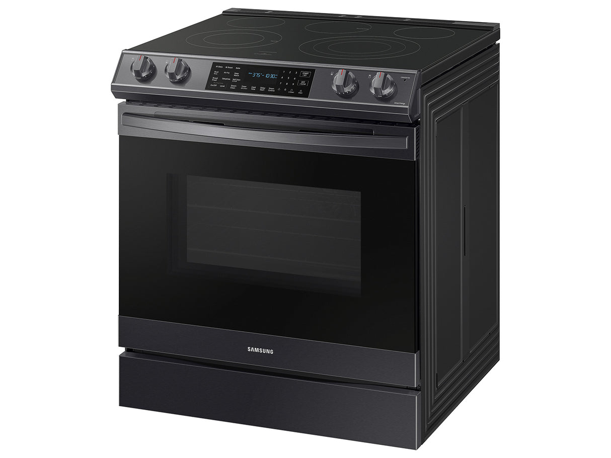 6.3 cu. ft. Smart Slide-in Electric Range with Air Fry in Black Stainless Steel - (NE63T8511SG)