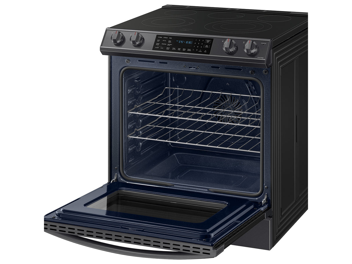 6.3 cu. ft. Smart Slide-in Electric Range with Air Fry in Black Stainless Steel - (NE63T8511SG)