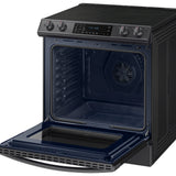 6.3 cu. ft. Smart Slide-in Electric Range with Air Fry in Black Stainless Steel - (NE63T8511SG)