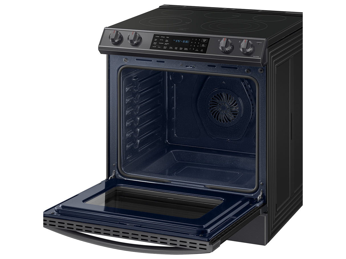 6.3 cu. ft. Smart Slide-in Electric Range with Air Fry in Black Stainless Steel - (NE63T8511SG)