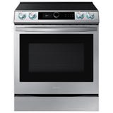 6.3 cu ft. Smart Slide-in Electric Range with Smart Dial & Air Fry in Stainless Steel - (NE63T8711SS)