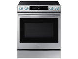 6.3 cu ft. Smart Slide-in Electric Range with Smart Dial & Air Fry in Stainless Steel - (NE63T8711SS)