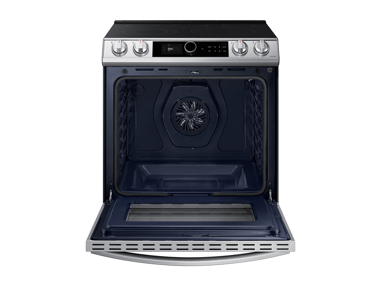 6.3 cu ft. Smart Slide-in Electric Range with Smart Dial & Air Fry in Stainless Steel - (NE63T8711SS)