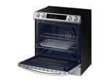 6.3 cu ft. Smart Slide-in Electric Range with Smart Dial & Air Fry in Stainless Steel - (NE63T8711SS)