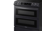 6.3 cu ft. Smart Slide-in Electric Range with Smart Dial, Air Fry, & Flex Duo(TM) in Black Stainless Steel - (NE63T8751SG)