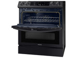 6.3 cu ft. Smart Slide-in Electric Range with Smart Dial, Air Fry, & Flex Duo(TM) in Black Stainless Steel - (NE63T8751SG)