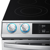 6.3 cu ft. Smart Slide-in Electric Range with Smart Dial, Air Fry, & Flex Duo(TM) in Stainless Steel - (NE63T8751SS)