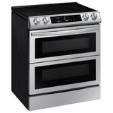 6.3 cu ft. Smart Slide-in Electric Range with Smart Dial, Air Fry, & Flex Duo(TM) in Stainless Steel - (NE63T8751SS)