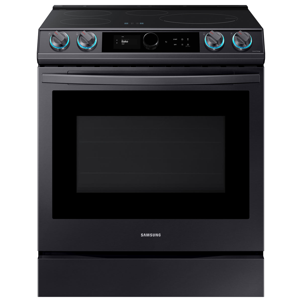 6.3 cu. ft. Smart Slide-in Induction Range with Smart Dial & Air Fry in Black Stainless Steel - (NE63T8911SG)