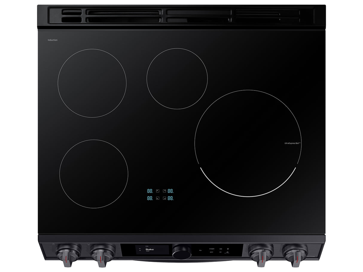 6.3 cu. ft. Smart Slide-in Induction Range with Smart Dial & Air Fry in Black Stainless Steel - (NE63T8911SG)