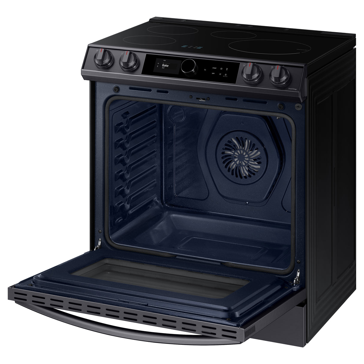 6.3 cu. ft. Smart Slide-in Induction Range with Smart Dial & Air Fry in Black Stainless Steel - (NE63T8911SG)