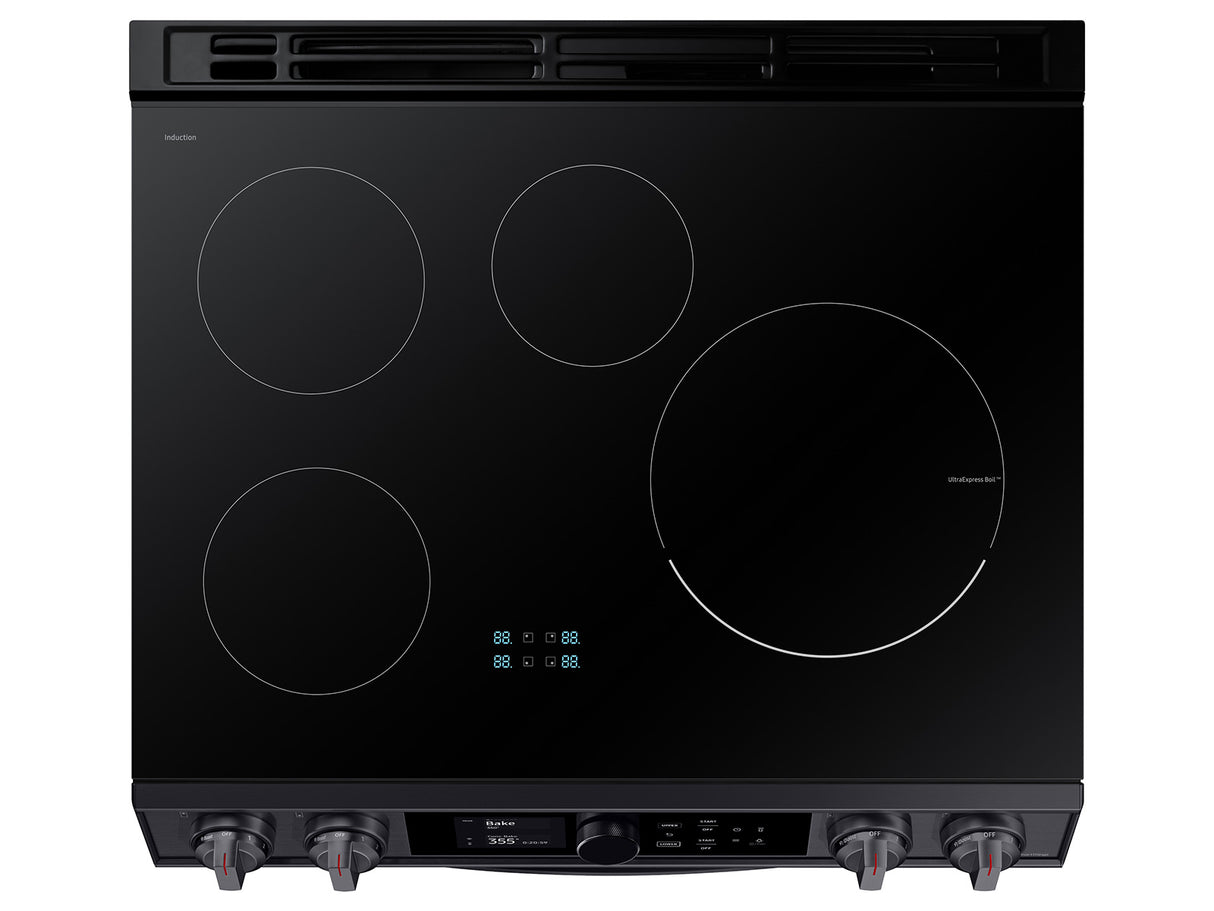 6.3 cu. ft. Smart Slide-in Induction Range with Flex Duo(TM), Smart Dial & Air Fry in Black Stainless Steel - (NE63T8951SG)