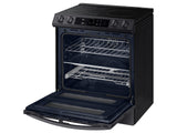 6.3 cu. ft. Smart Slide-in Induction Range with Flex Duo(TM), Smart Dial & Air Fry in Black Stainless Steel - (NE63T8951SG)