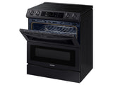 6.3 cu. ft. Smart Slide-in Induction Range with Flex Duo(TM), Smart Dial & Air Fry in Black Stainless Steel - (NE63T8951SG)