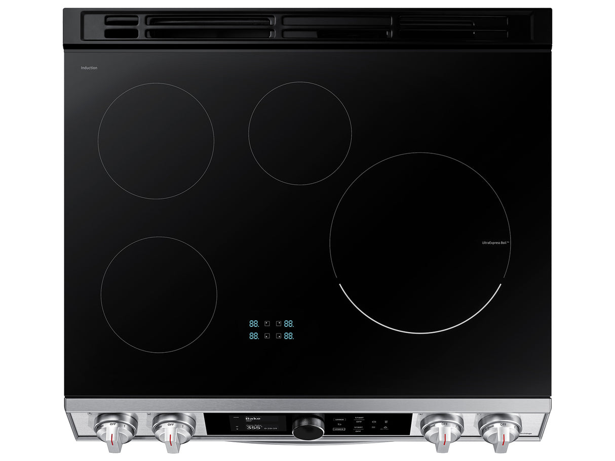 6.3 cu. ft. Smart Slide-in Induction Range with Flex Duo(TM), Smart Dial & Air Fry in Stainless Steel - (NE63T8951SS)