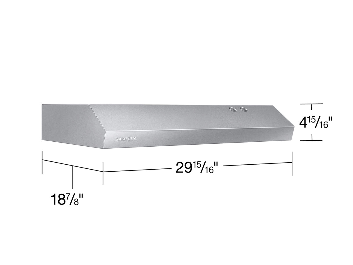 30" Under Cabinet Hood in Stainless Steel - (NK30B3000US)