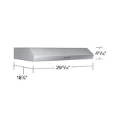 30" Under Cabinet Hood in Stainless Steel - (NK30B3500US)