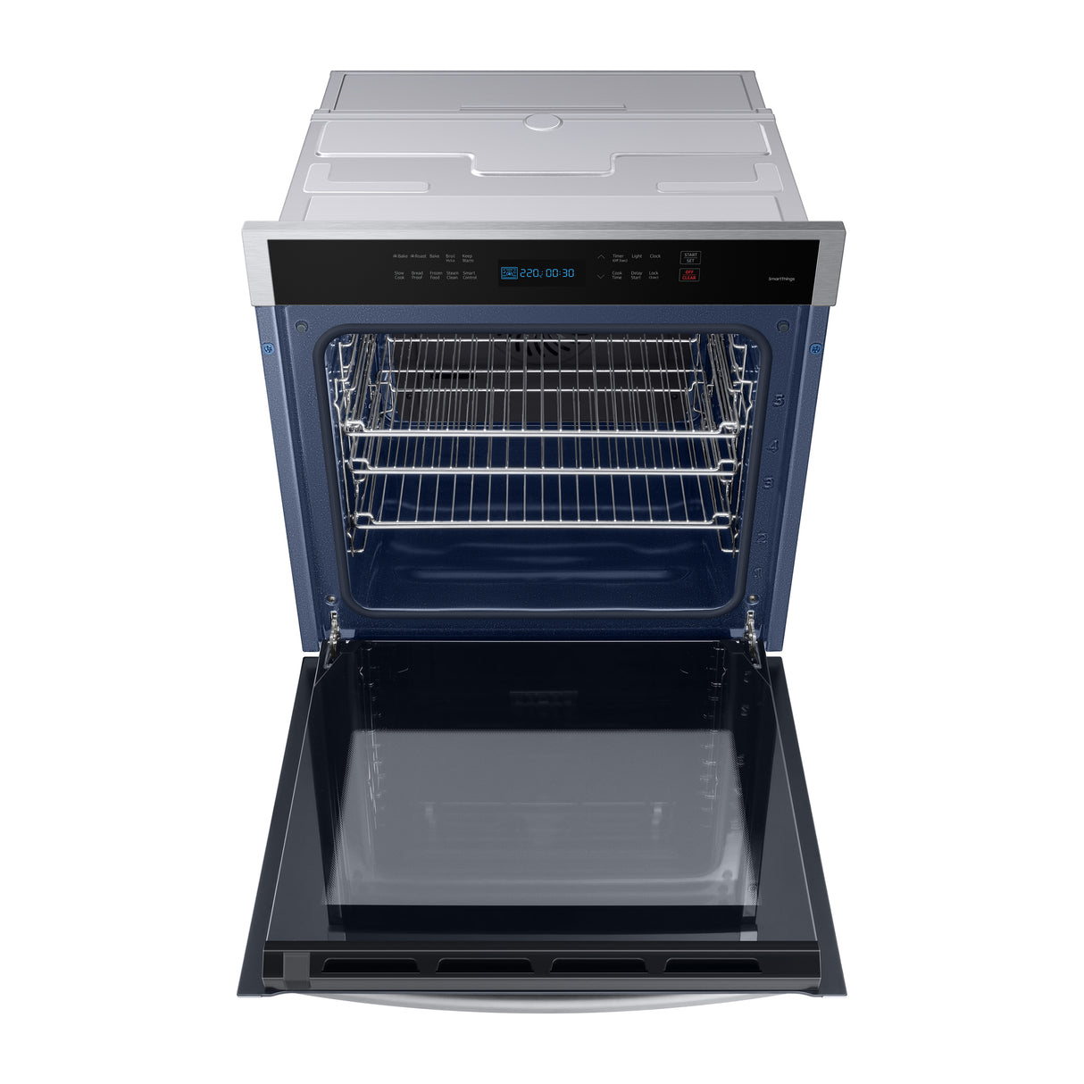 Bespoke Smart Slide-in Gas Range 6.0 cu. ft. with Smart Dial, Air Fry & Wi-Fi in Navy Steel - (NX60A8711QN)