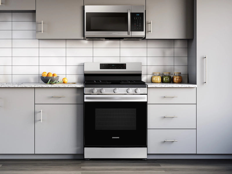 6.0 cu. ft. Smart Freestanding Gas Range with Integrated Griddle in Stainless Steel - (NX60A6111SS)