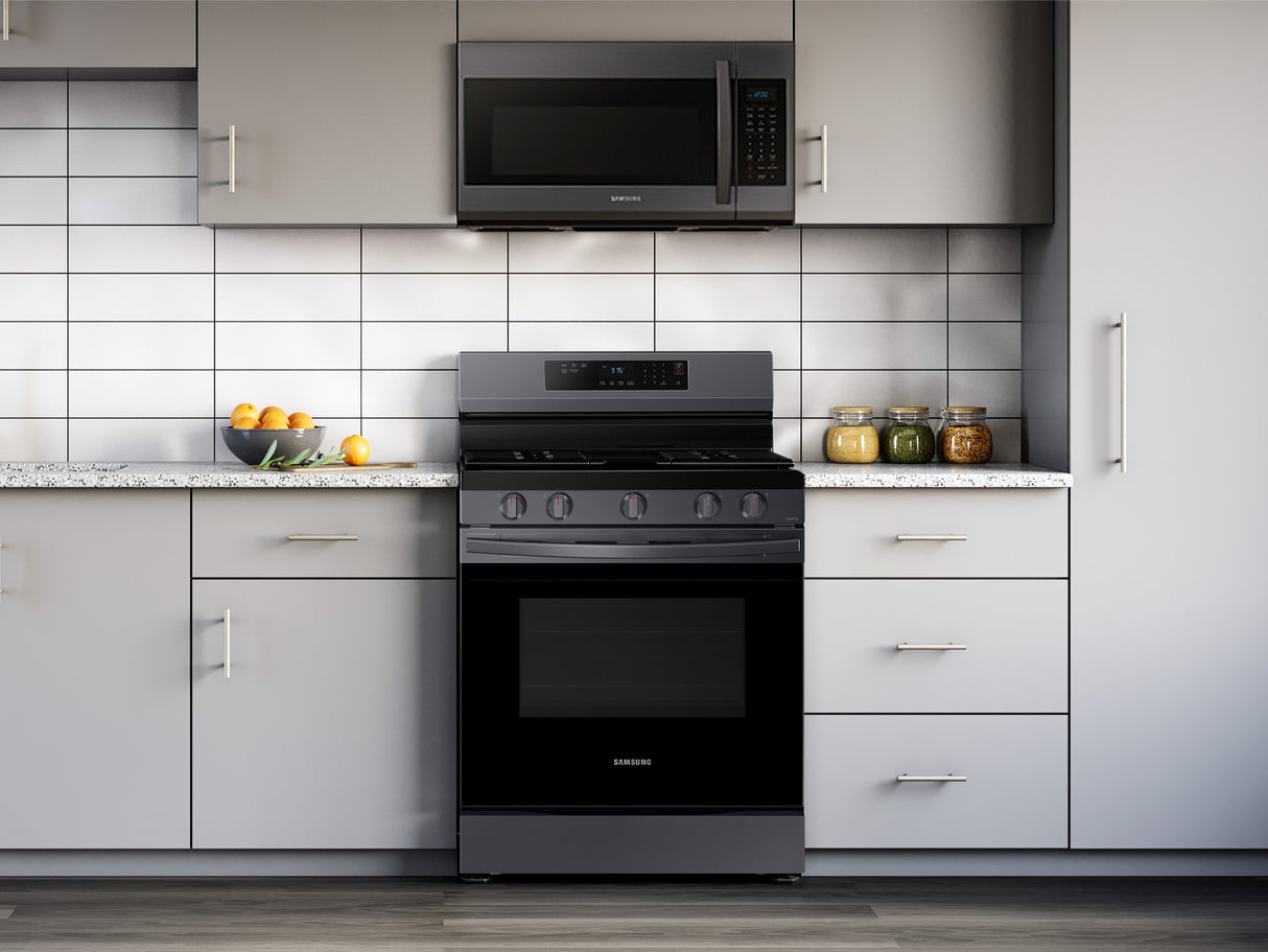 6.0 cu. ft. Smart Freestanding Gas Range with Flex Duo(TM) & Air Fry in Black Stainless Steel - (NX60A6751SG)