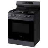 6.0 cu. ft. Smart Freestanding Gas Range with Integrated Griddle in Black - (NX60A6111SB)