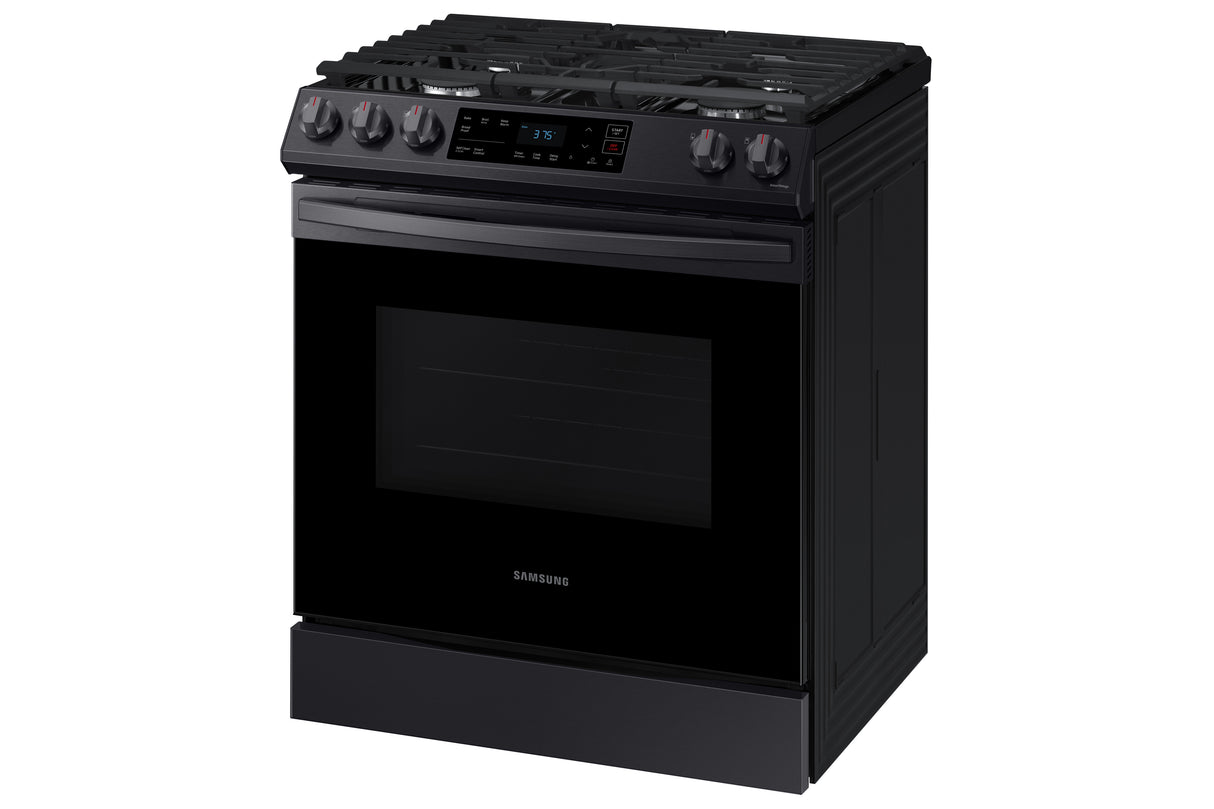 6.0 cu. ft. Smart Slide-in Gas Range in Black Stainless Steel - (NX60T8111SG)