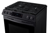 6.0 cu. ft. Smart Slide-in Gas Range in Black Stainless Steel - (NX60T8111SG)