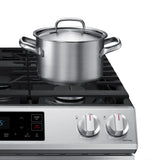 6.0 cu. ft. Smart Slide-in Gas Range in Stainless Steel - (NX60T8111SS)