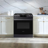 6.0 cu. ft. Smart Slide-in Gas Range with Convection in Black Stainless Steel - (NX60T8311SG)