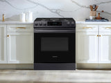 6.0 cu. ft. Smart Slide-in Gas Range with Convection in Black Stainless Steel - (NX60T8311SG)